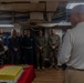 QUART 25.2: U.S Marines and Sailors celebrate the USS Somerset’s 11th birthday