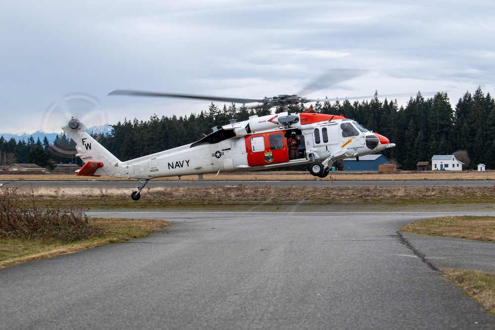 Station Search and Rescue Whidbey Island conducts a routine flight