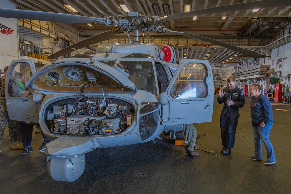 USS America (LHA 6) Hosts Tiger Cruise