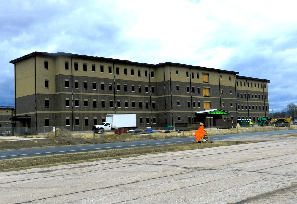 South Barracks Project at Fort McCoy reaches 75 percent complete as March 2025 begins