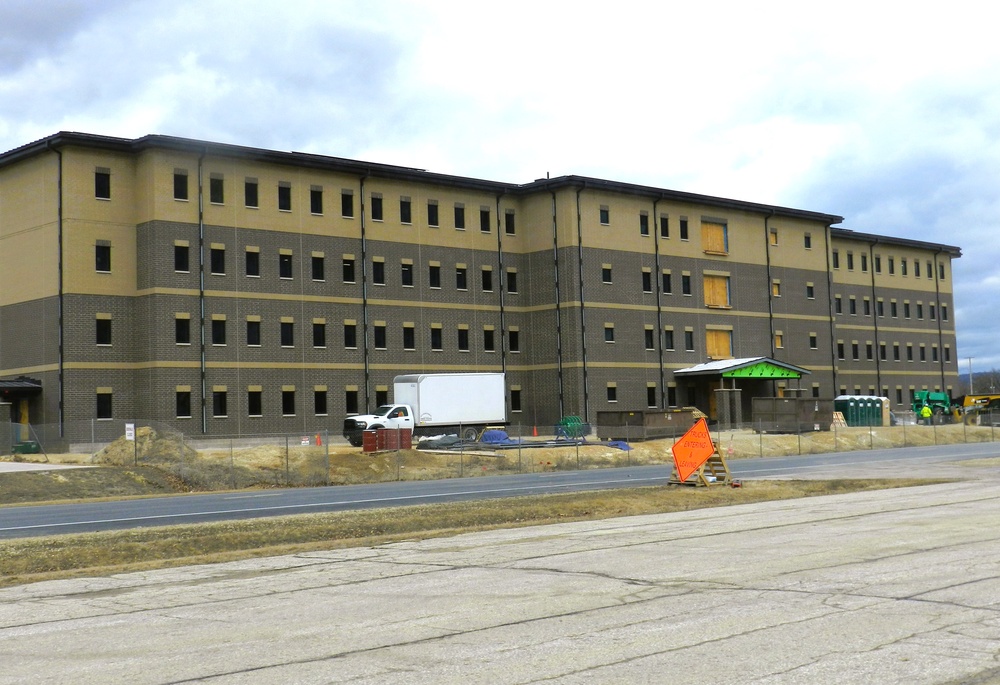 South Barracks Project at Fort McCoy reaches 75 percent complete as March 2025 begins