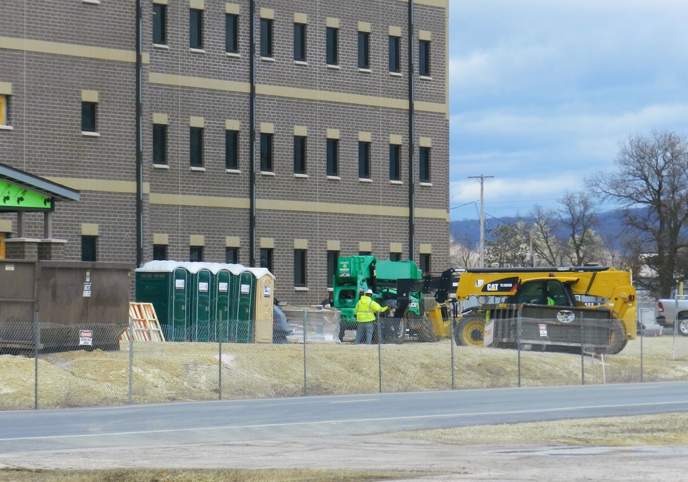 South Barracks Project at Fort McCoy reaches 75 percent complete as March 2025 begins