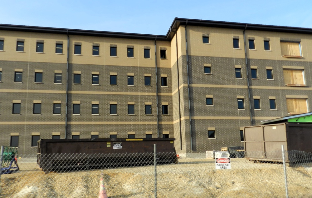 South Barracks Project at Fort McCoy reaches 75 percent complete as March 2025 begins