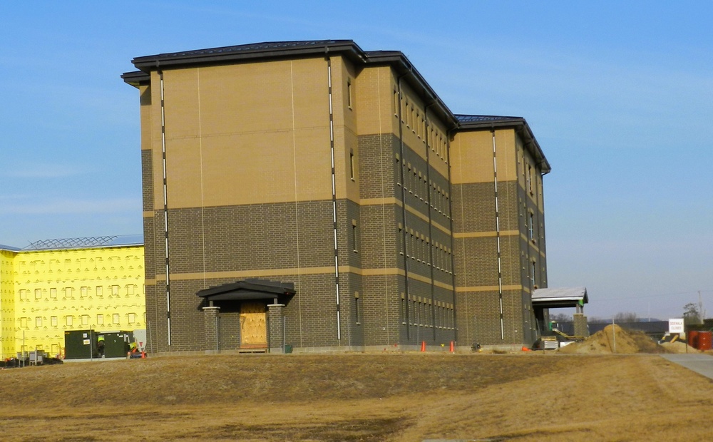 South Barracks Project at Fort McCoy reaches 75 percent complete as March 2025 begins