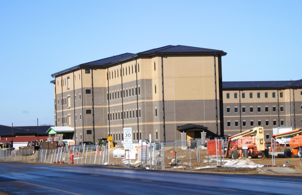 South Barracks Project at Fort McCoy reaches 75 percent complete as March 2025 begins