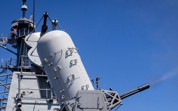 DDG 105 Conducts Close-In Weapon System Shoot Drill