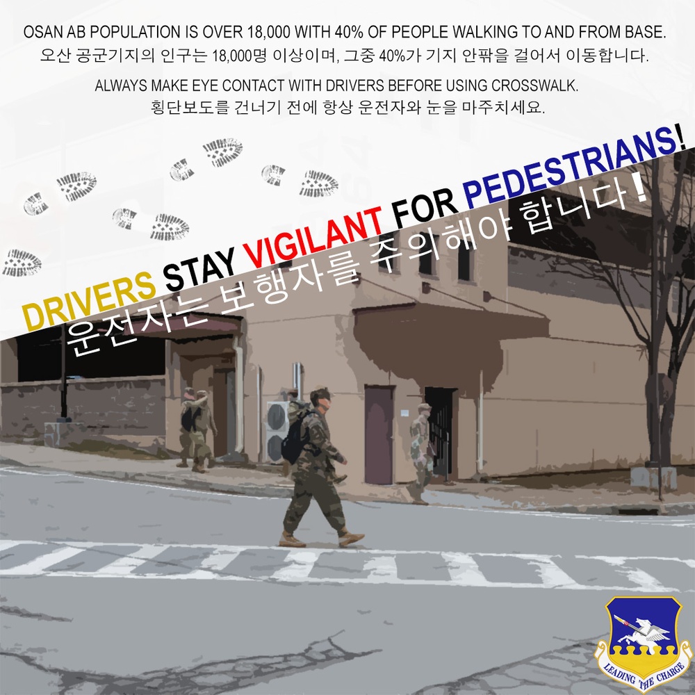 Osan AB communicates traffic safety for personnel, families