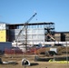 February 2025 barracks construction operations for East Barracks Project at Fort McCoy