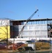 February 2025 barracks construction operations for East Barracks Project at Fort McCoy