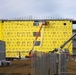 February 2025 barracks construction operations for East Barracks Project at Fort McCoy