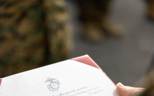 12th LAAB Marine Is Meritoriously Promoted to Corporal