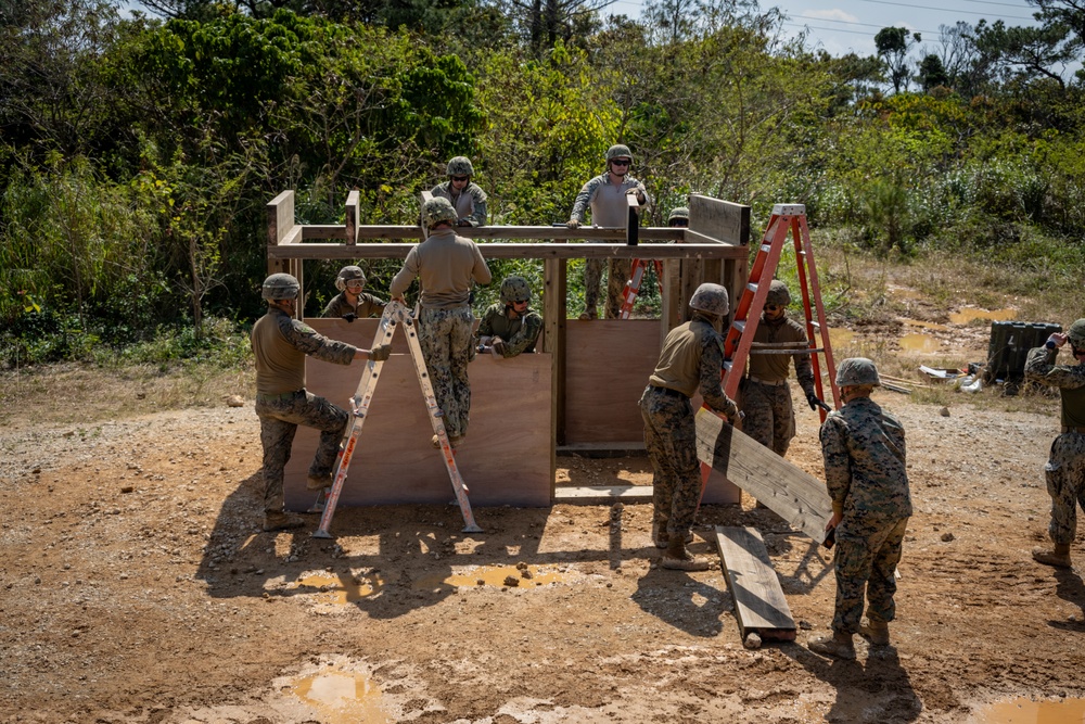 Seabees and Marines Team Up for Tactical Bunker Build During Exercise Iron Fist