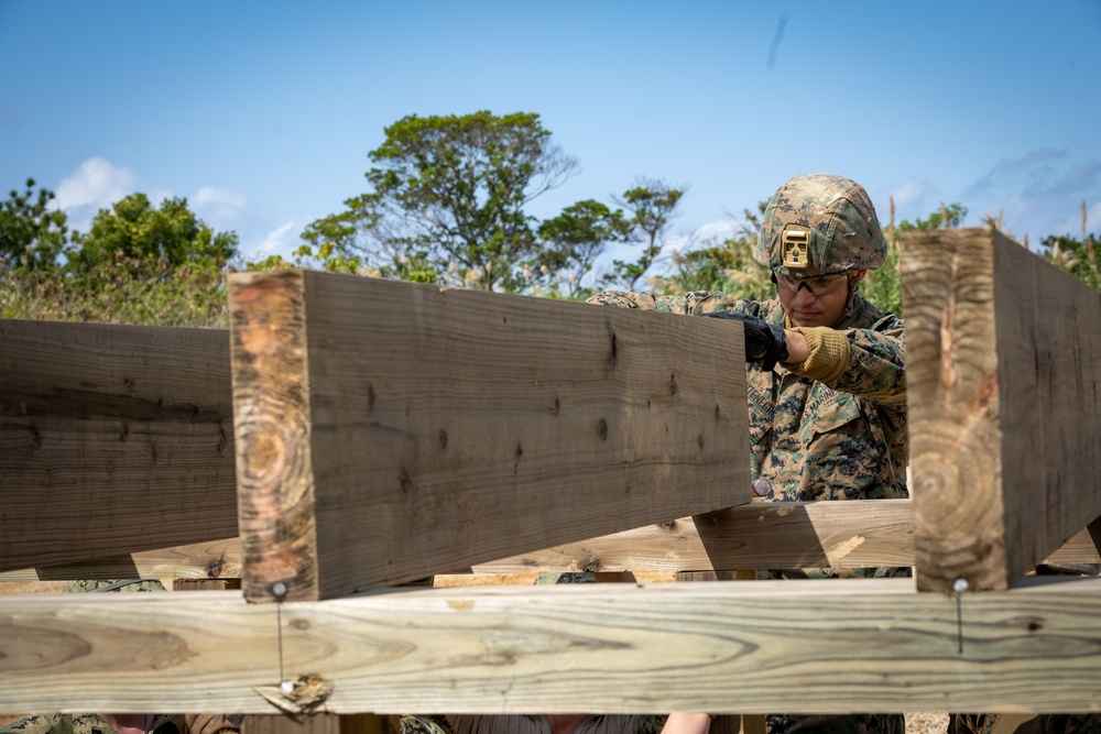 Seabees and Marines Team Up for Tactical Bunker Build During Exercise Iron Fist