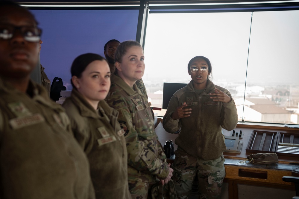 7th AF annual award nominees tour Osan ATC