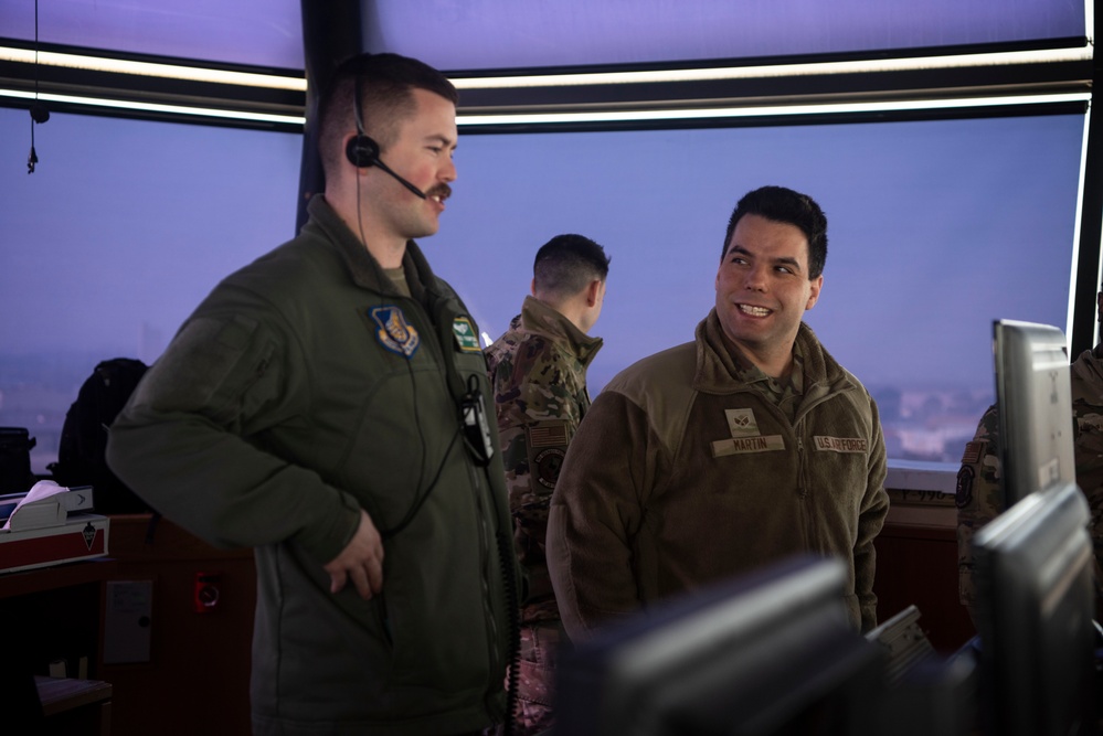 7th AF annual award nominees tour Osan ATC