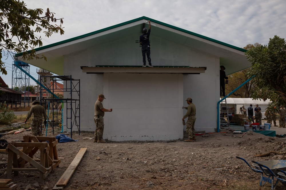 356th Expeditionary Civil Engineering Group works with joint partner nations during Exercise Cobra Gold 2025