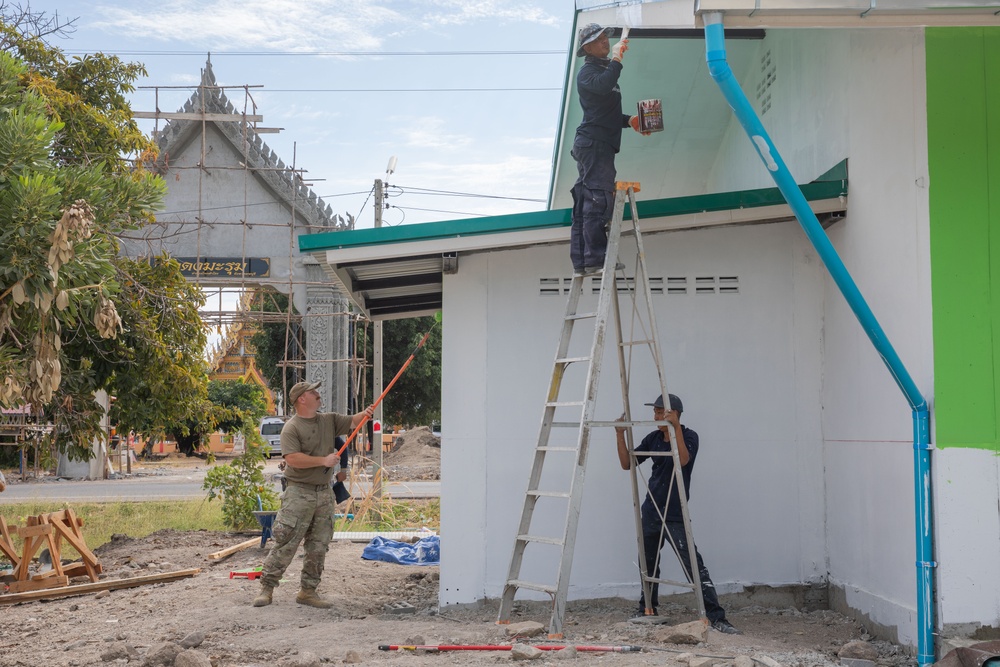 356th Expeditionary Civil Engineering Group works with joint partner nations during Exercise Cobra Gold 2025