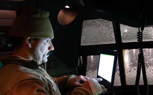 374 AMXS conducts nighttime maintenance