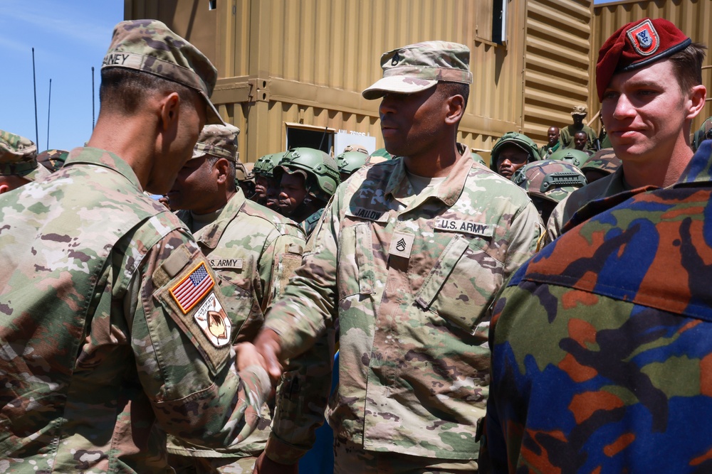 US, UK, Kenya, Somalia, Tanzania participate receive recognition at exercise during Justified Accord