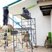 U.S. Air Force Airmen participate in the building of a school near Lop Buri, Thailand, during Joint Exercise Cobra Gold