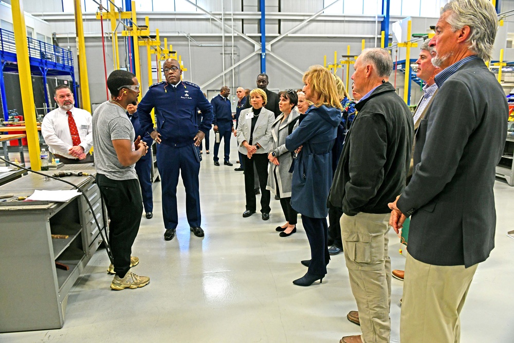 Air Force Sustainment Center Civic Leader Program tour