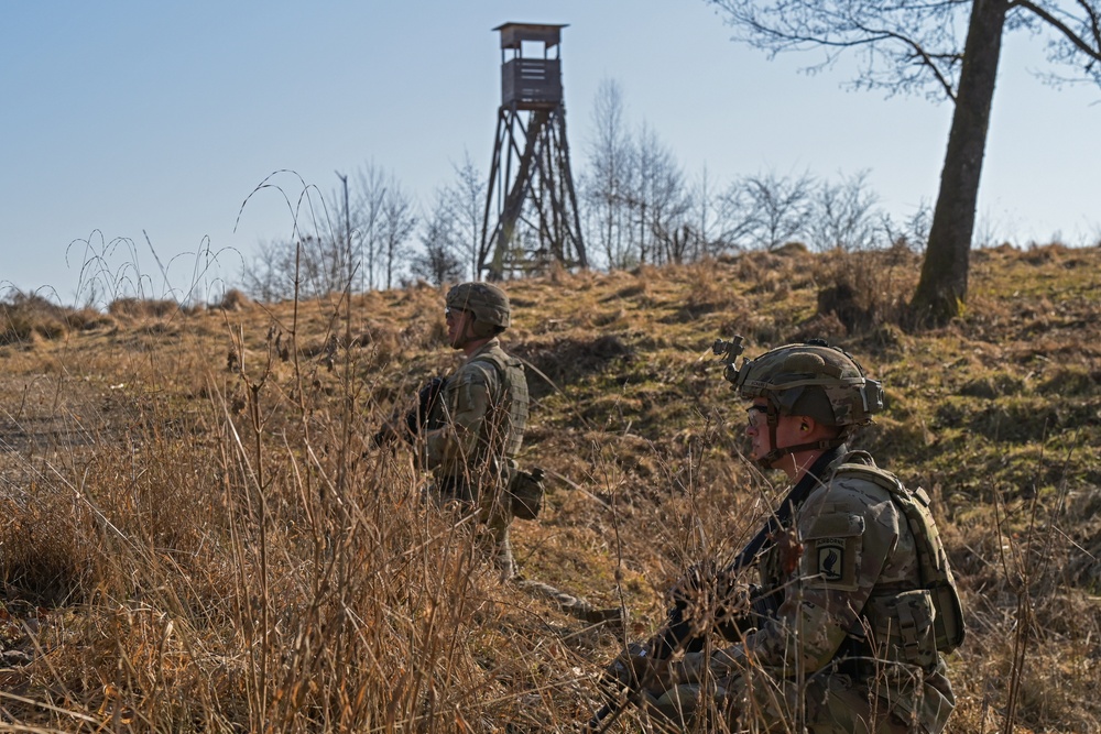 173rd Engineer Company, 173rd AB team blank fire iteration