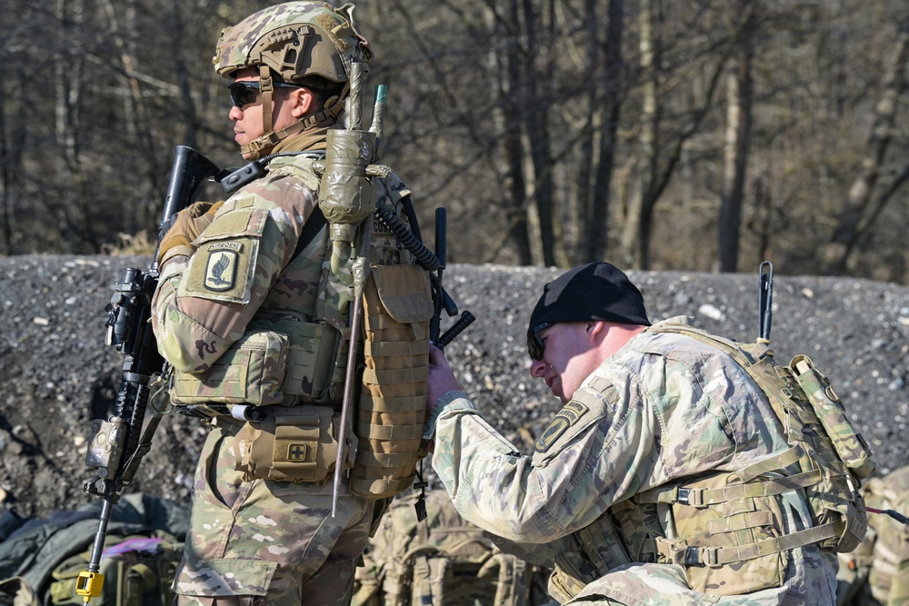 173rd Engineer Company, 173rd AB team blank fire iteration