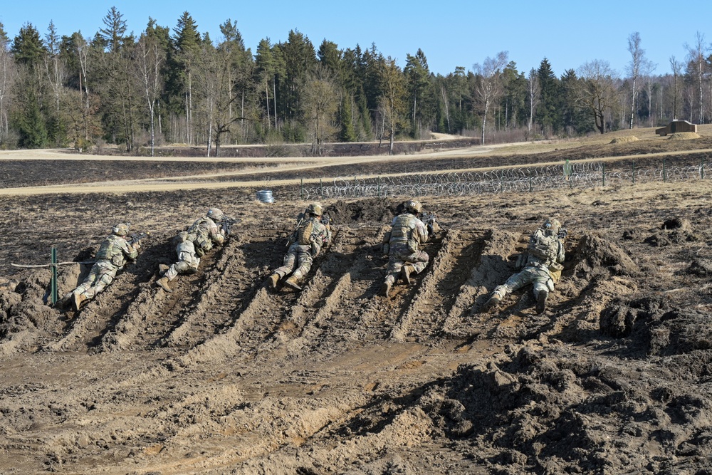 173rd Engineer Company, 173rd AB team blank fire iteration