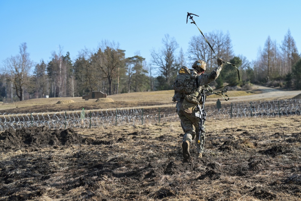 173rd Engineer Company, 173rd AB team blank fire iteration