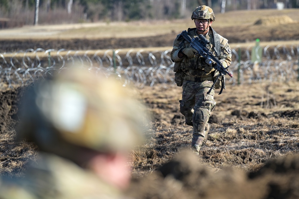 173rd Engineer Company, 173rd AB team blank fire iteration