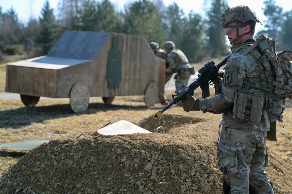 173rd Engineer Company, 173rd AB team blank fire iteration