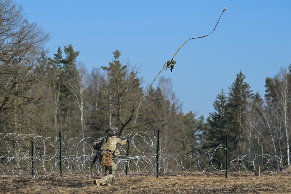 173rd Engineer Company, 173rd AB team blank fire iteration