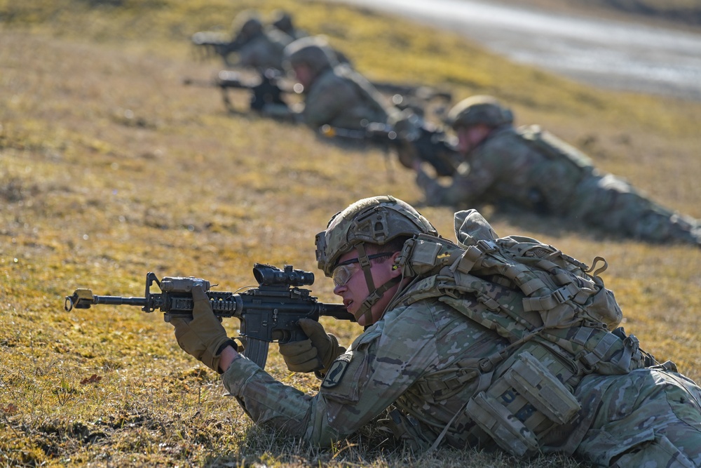 173rd Engineer Company, 173rd AB team blank fire iteration