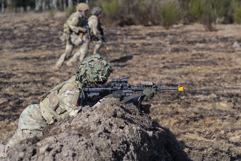 173rd Engineer Company, 173rd AB team blank fire iteration