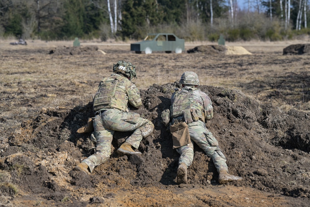 173rd Engineer Company, 173rd AB team blank fire iteration