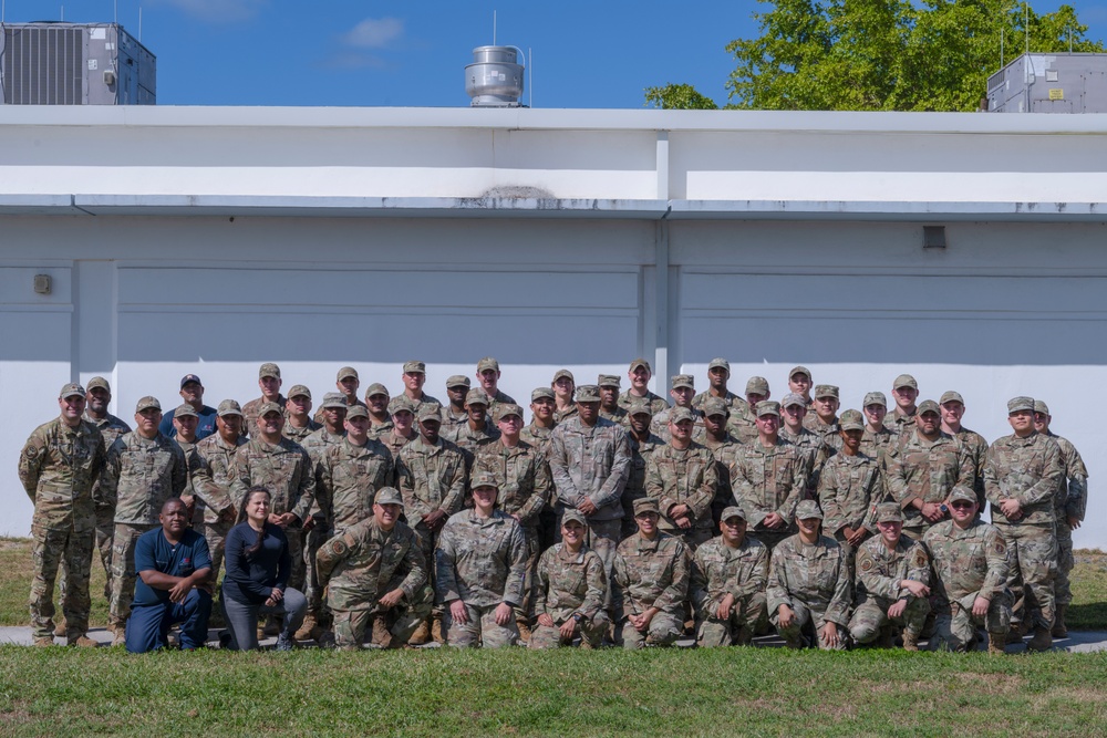 The 156th CES and 147th CES train together