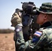 A member of the Royal Thai Armed Forces prepares for a Stinger/Starstreak engagement near Lop Buri, Thailand