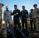 Cdr. Maj. Gen. Kosu and Maj. Gen. Surasee of the Thai Army Air Defense Division supervises the training landing zone near Lop Buri, Thailand