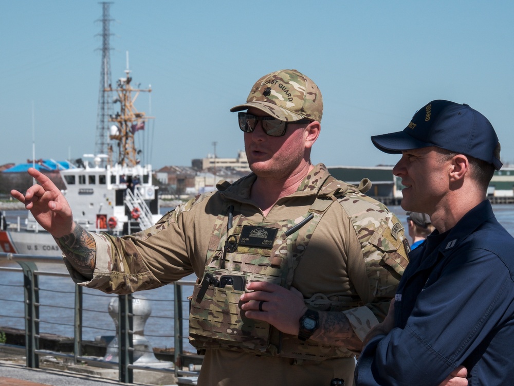 US Coast Guard Deployable Specialized Forces Secure Mardi Gras