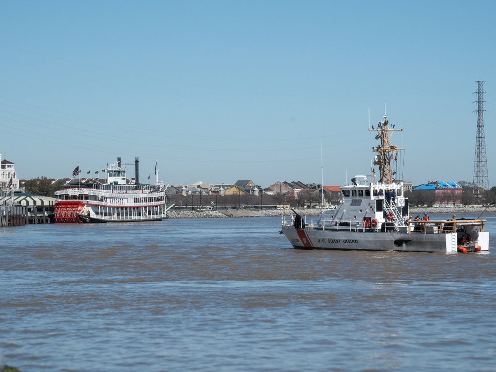 US Coast Guard Deployable Specialized Forces Secure Mardi Gras