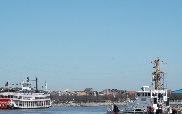 US Coast Guard Deployable Specialized Forces Secure Mardi Gras
