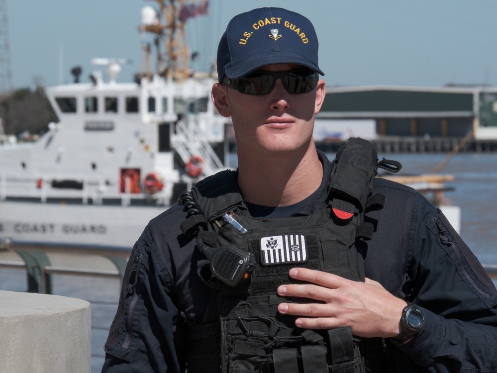 US Coast Guard Deployable Specialized Forces Secure Mardi Gras