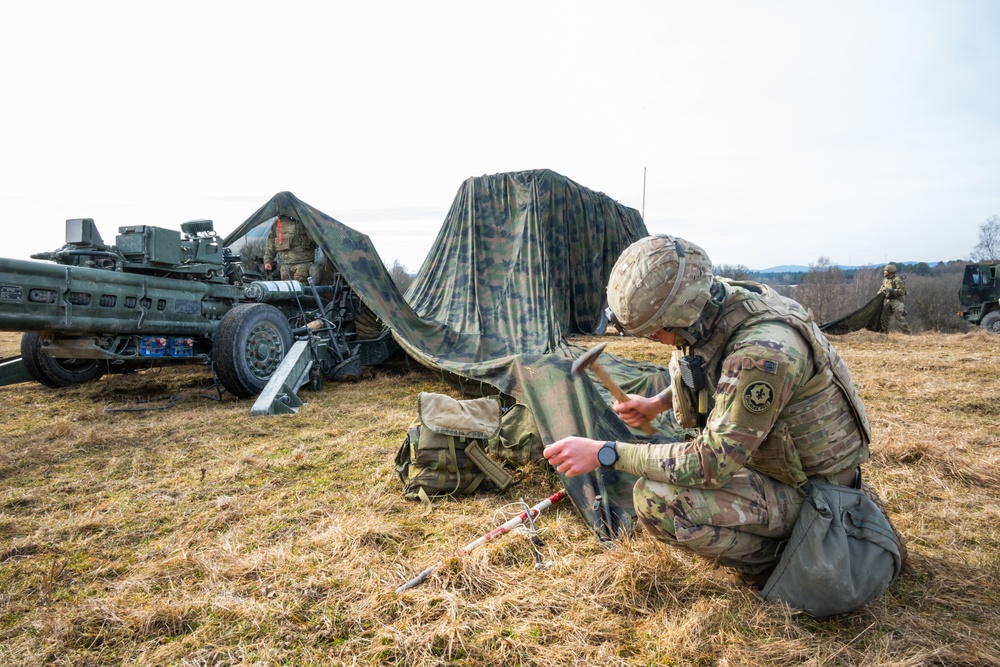 U.S. Army platoons certify in fire support and field artillery