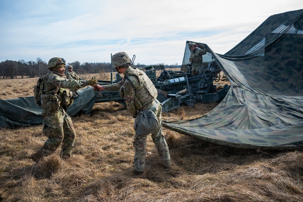 U.S. Army platoons certify in fire support and field artillery