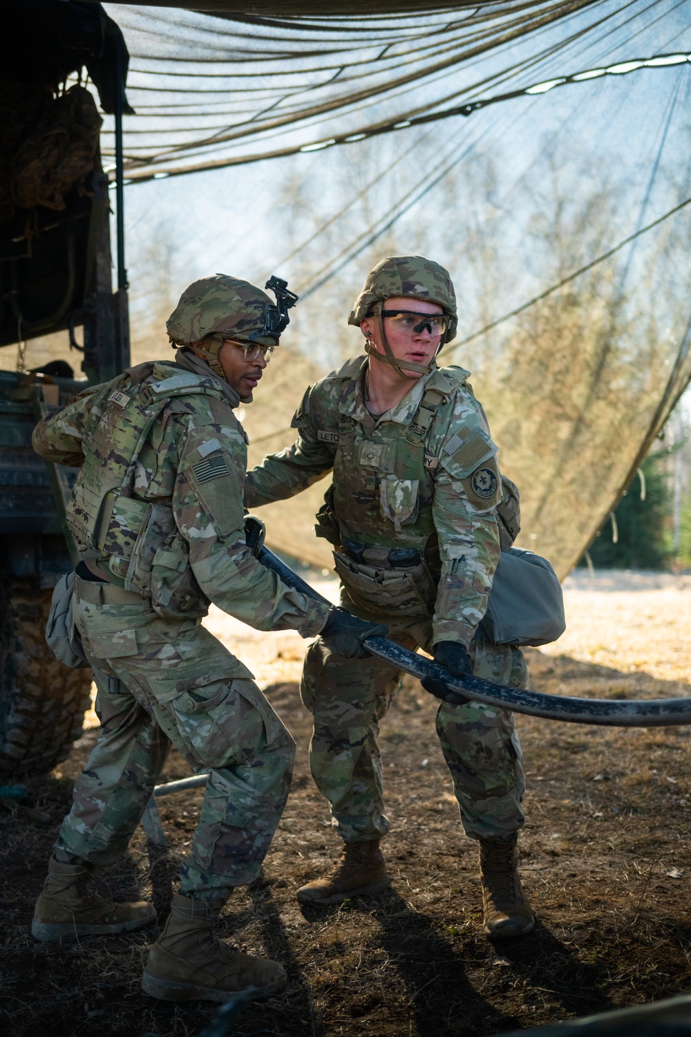 U.S. Army platoons certify in fire support and field artillery