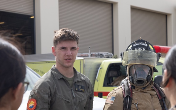 Marine Junior ROTC visit