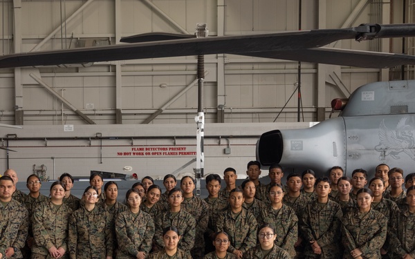 Marine Junior ROTC visit