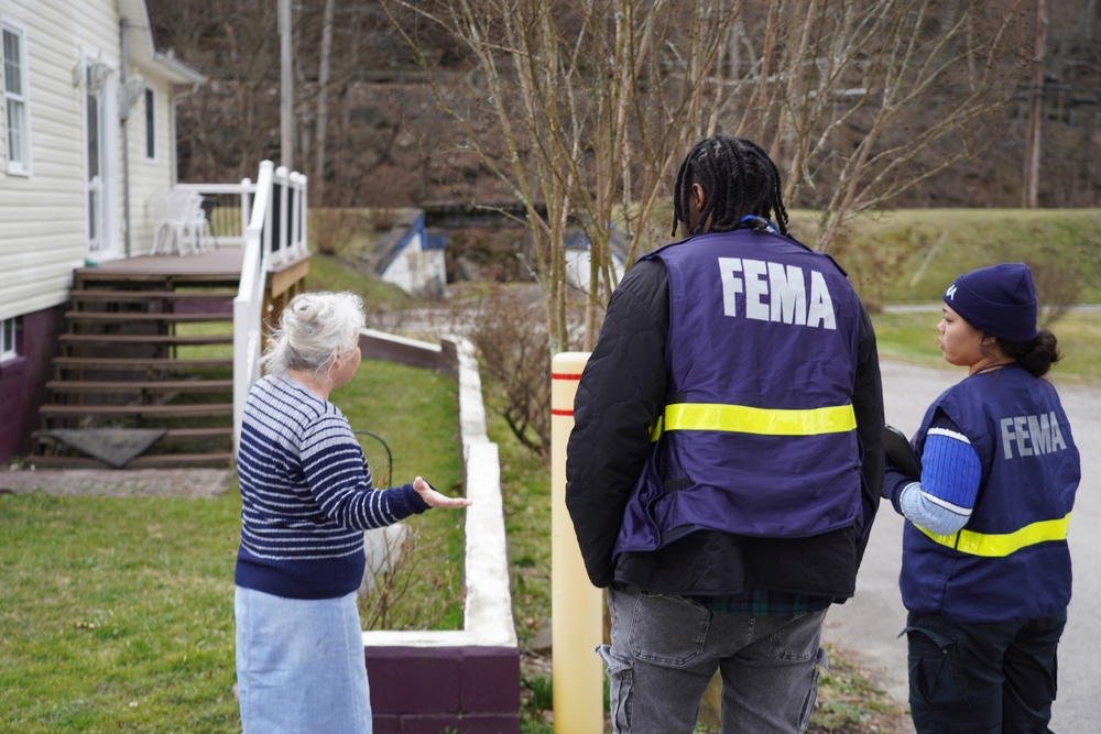 FEMA’s Disaster Survivor Assistance Crews Canvass Neighborhoods of Jenkins, KY Following Recent Flooding&amp;#xA;