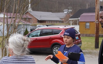 FEMA’s Disaster Survivor Assistance Crews Canvass Neighborhoods of Jenkins, KY Following Recent Flooding&amp;#xA;