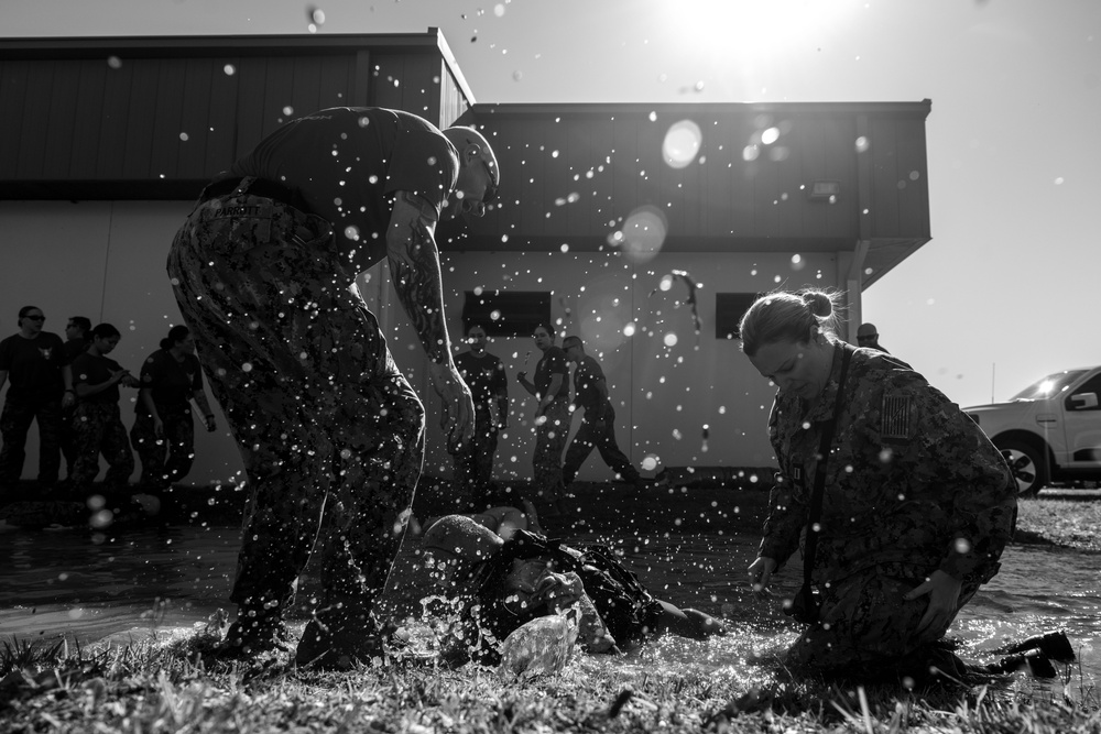 Joint force medics exercise wartime scenarios during Operation Blue Horizon